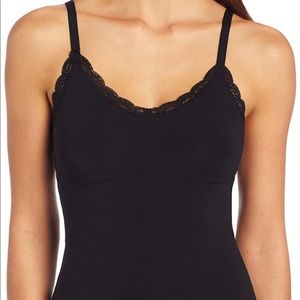 Maidenform Flexees Shapewear Lace Cami, Black